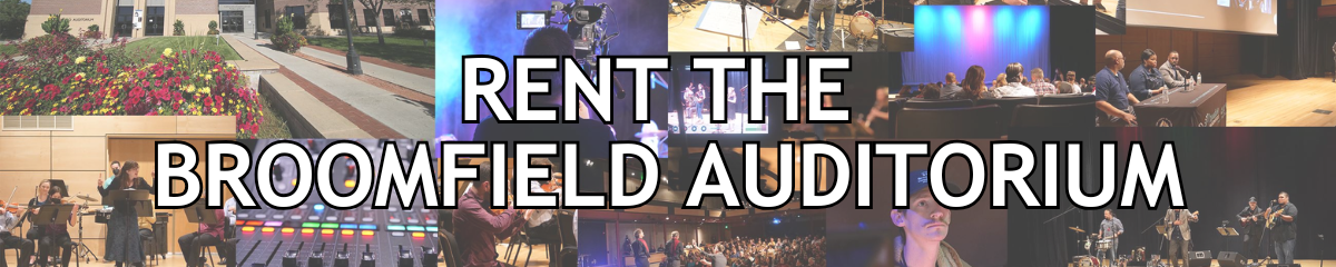 Rent the Broomfield Auditorium