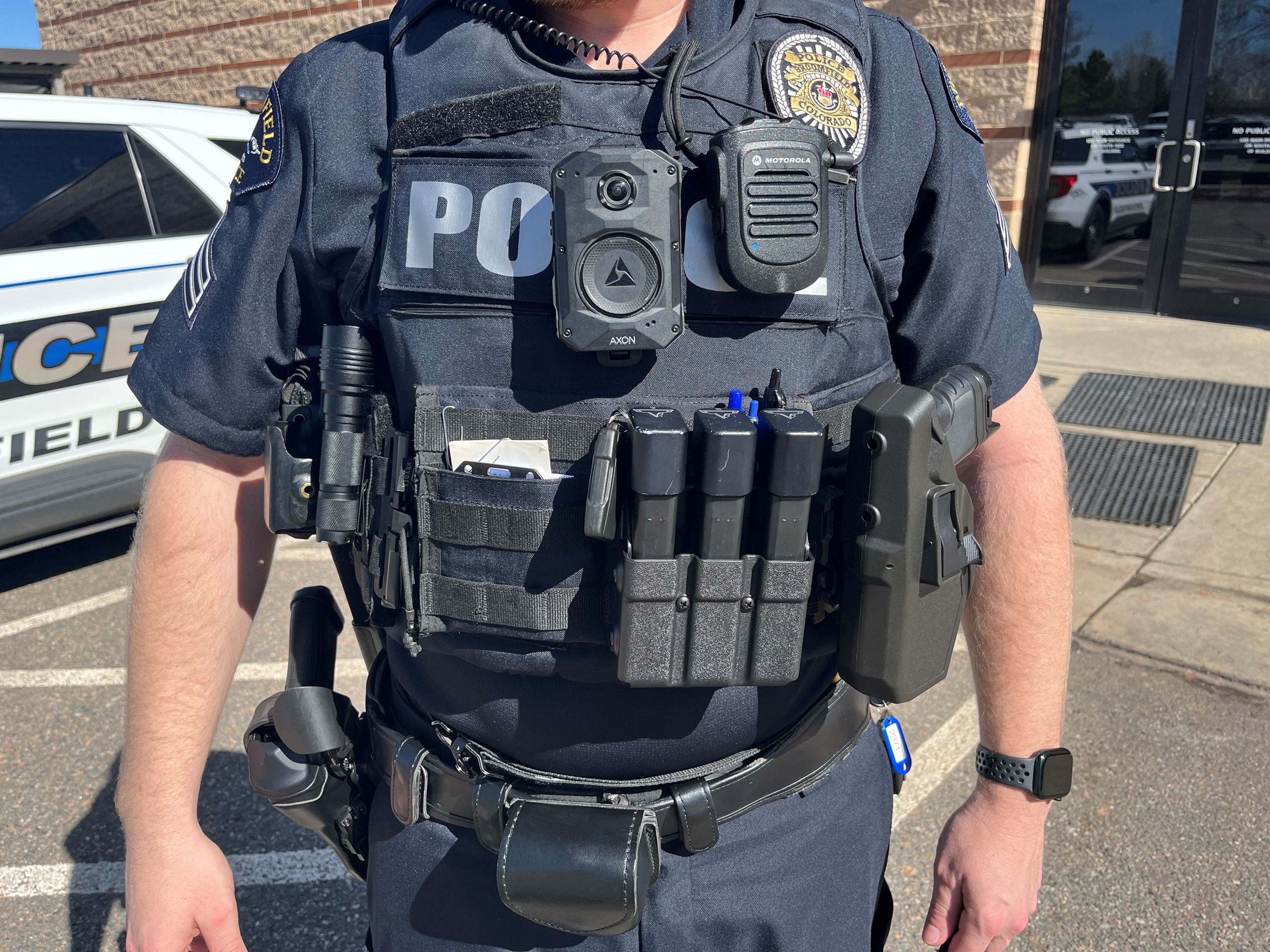 Broomfield Police Department Officer Uniform Front