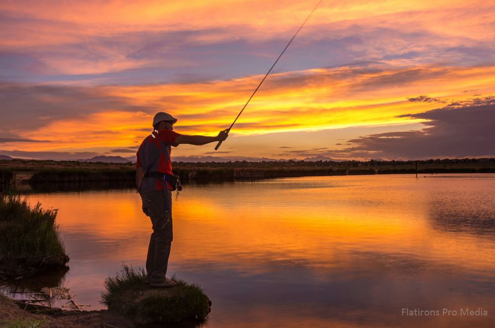 Fishing at Tom Frost 