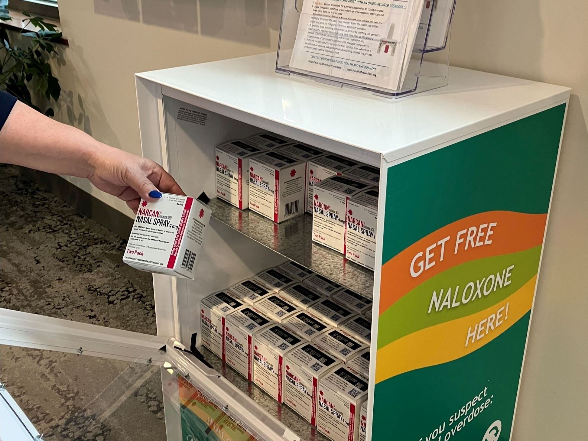 naloxone distribution box