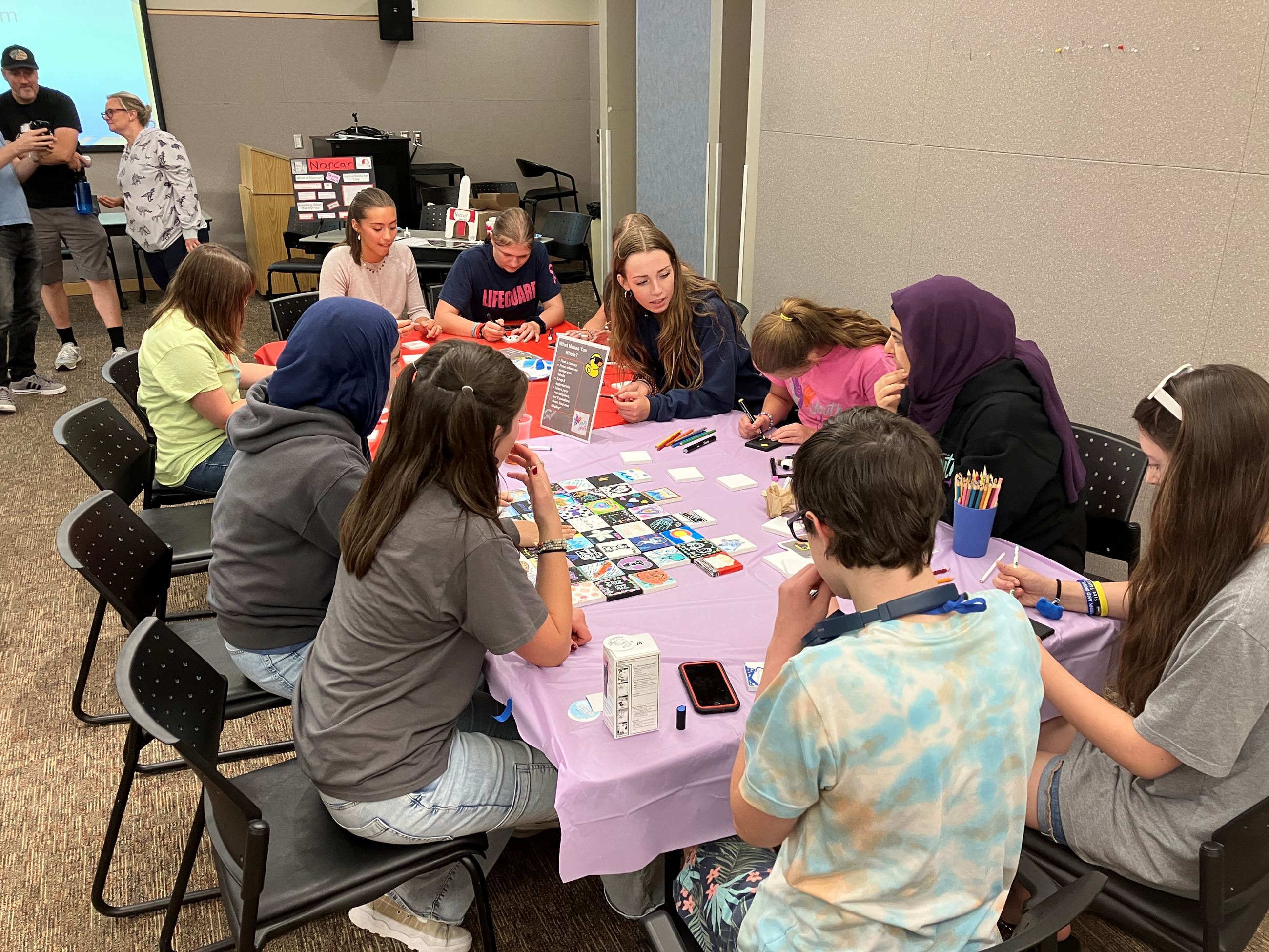 Y4Y members at the end of summer show.