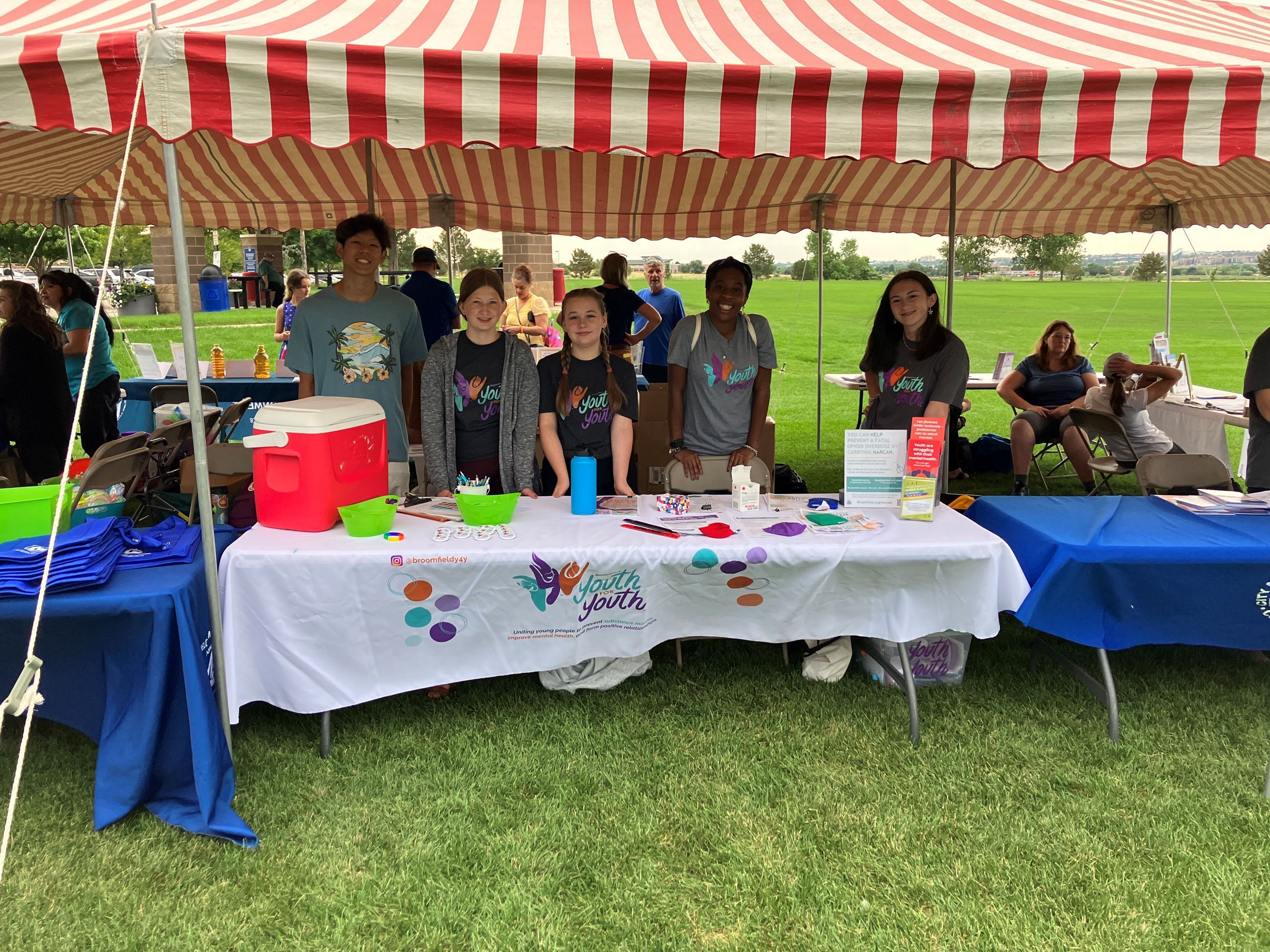 Y4Y members at National Night Out.